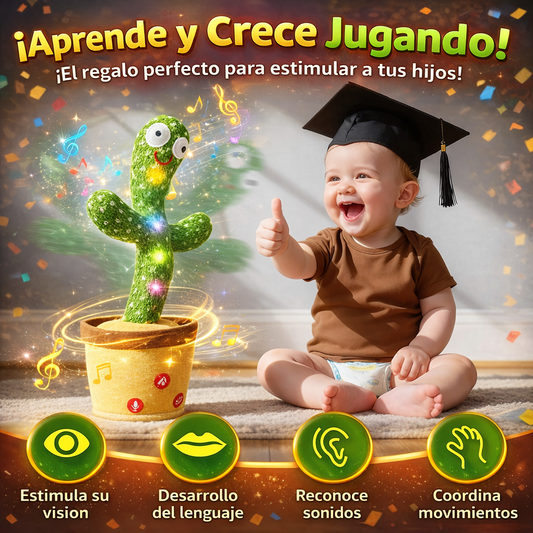 Cactus Bailarín Parlante™ Que Nunca Falte su Sonrisa💃👶