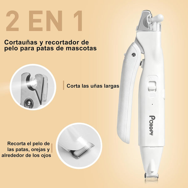 CortaUñas Inteligente para Mascotas™ – La forma más segura de cuidar sus patas desde casa.