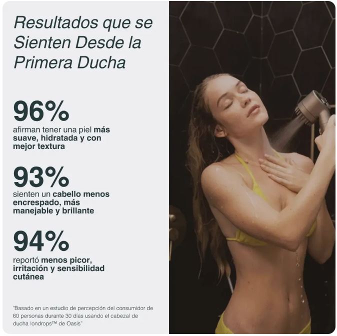 Cabezal De Ducha Con Filtro Antical y Anticloro™ Salva tu Piel, tu Pelo y tu Salud✨
