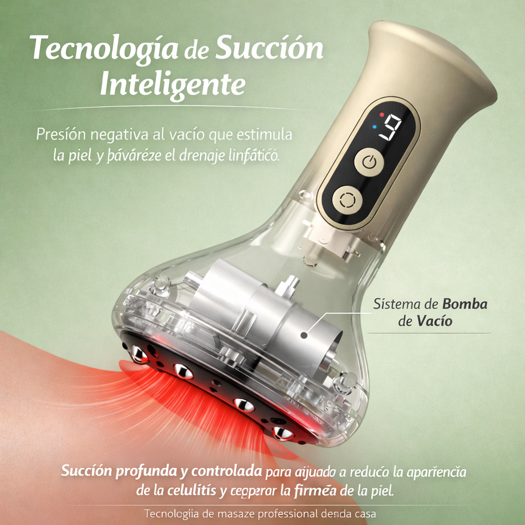 Masajeador Anticelulitis Portátil™ Piel más firme, suave y revitalizada desde casa.