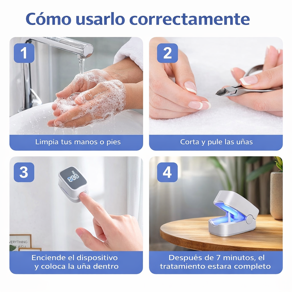 Dispositivo Laser Elimina Hongos™ Uñas Saludables Desde Casa