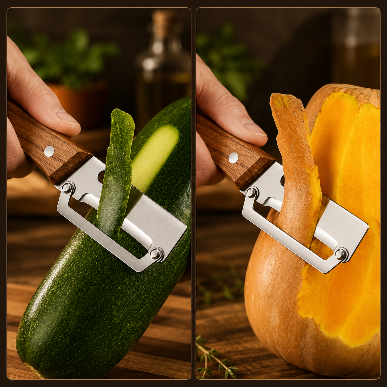 2X1! Cuchillo Multifunción 3 en 1™ - Pela, corta y ahorra tiempo en cada comida