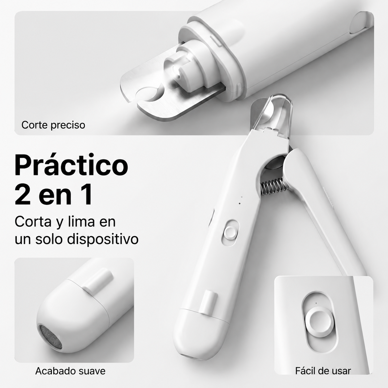 CortaUñas Inteligente para Mascotas™ – La forma más segura de cuidar sus patas desde casa.