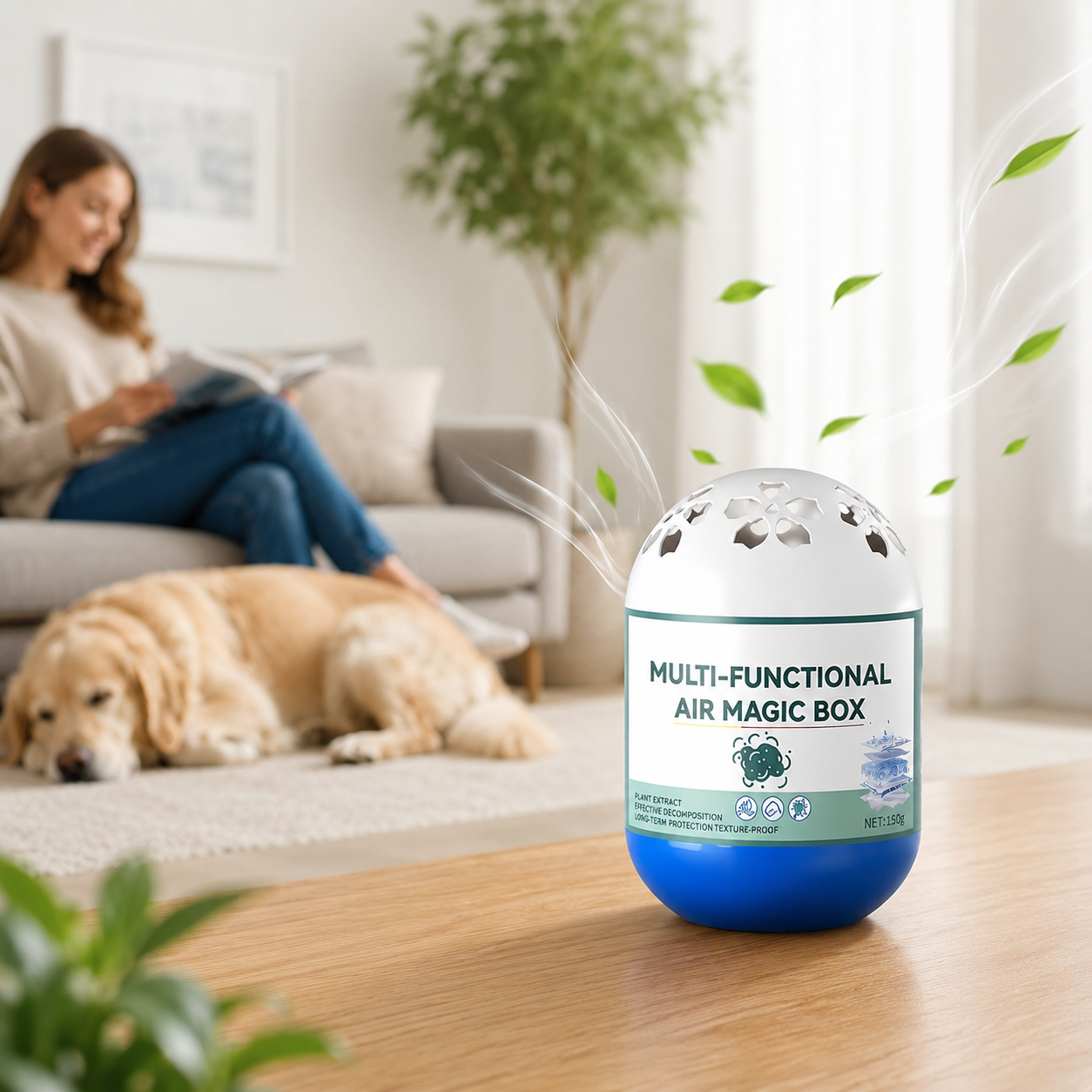 Adiós Olores™ – Frescura duradera sin enchufes ni químicos