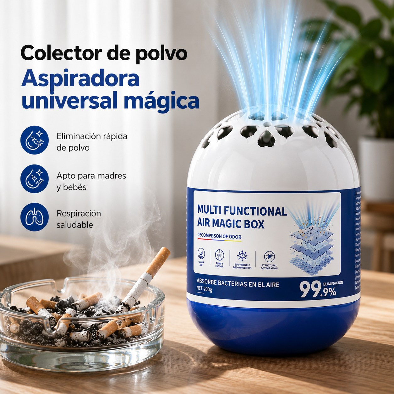 Adiós Olores™ – Frescura duradera sin enchufes ni químicos