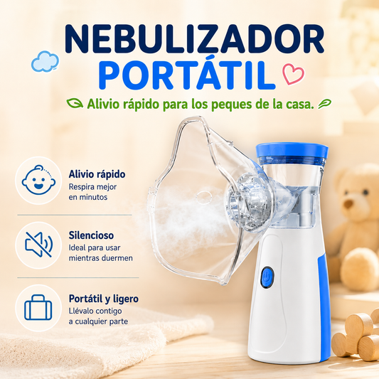 Nebulizador Portátil - Alivio Rápido Para Los Peques De La Casa🥰