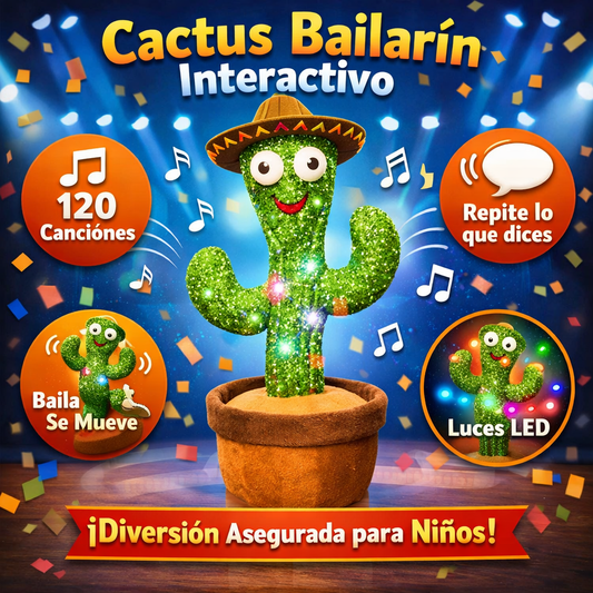 Cactus Bailarín Parlante™ Que Nunca Falte su Sonrisa💃👶