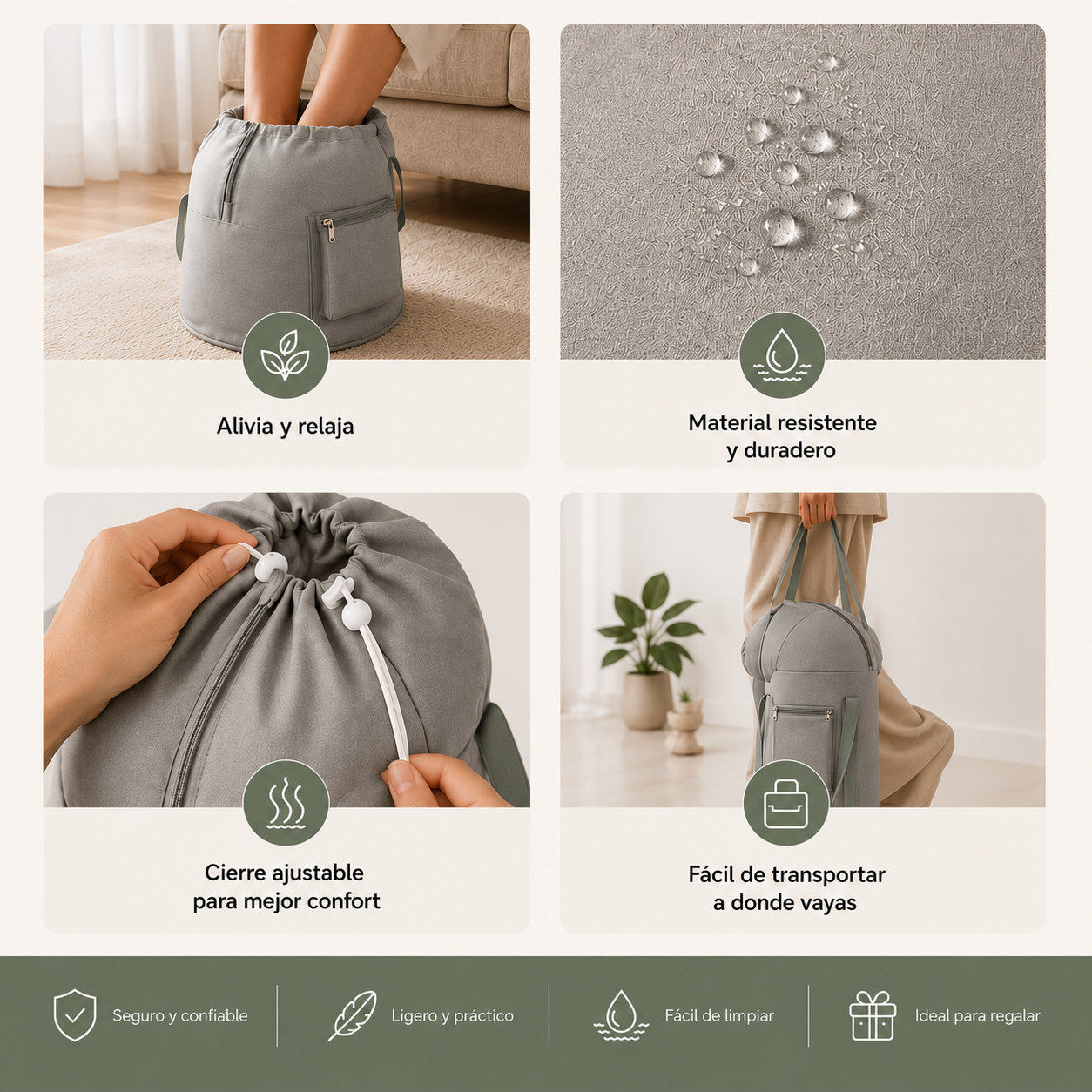 Rincón Relax™ — Dale a tus pies el descanso que se merecen